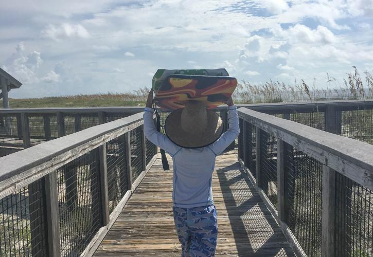 Boardwalk to the beach